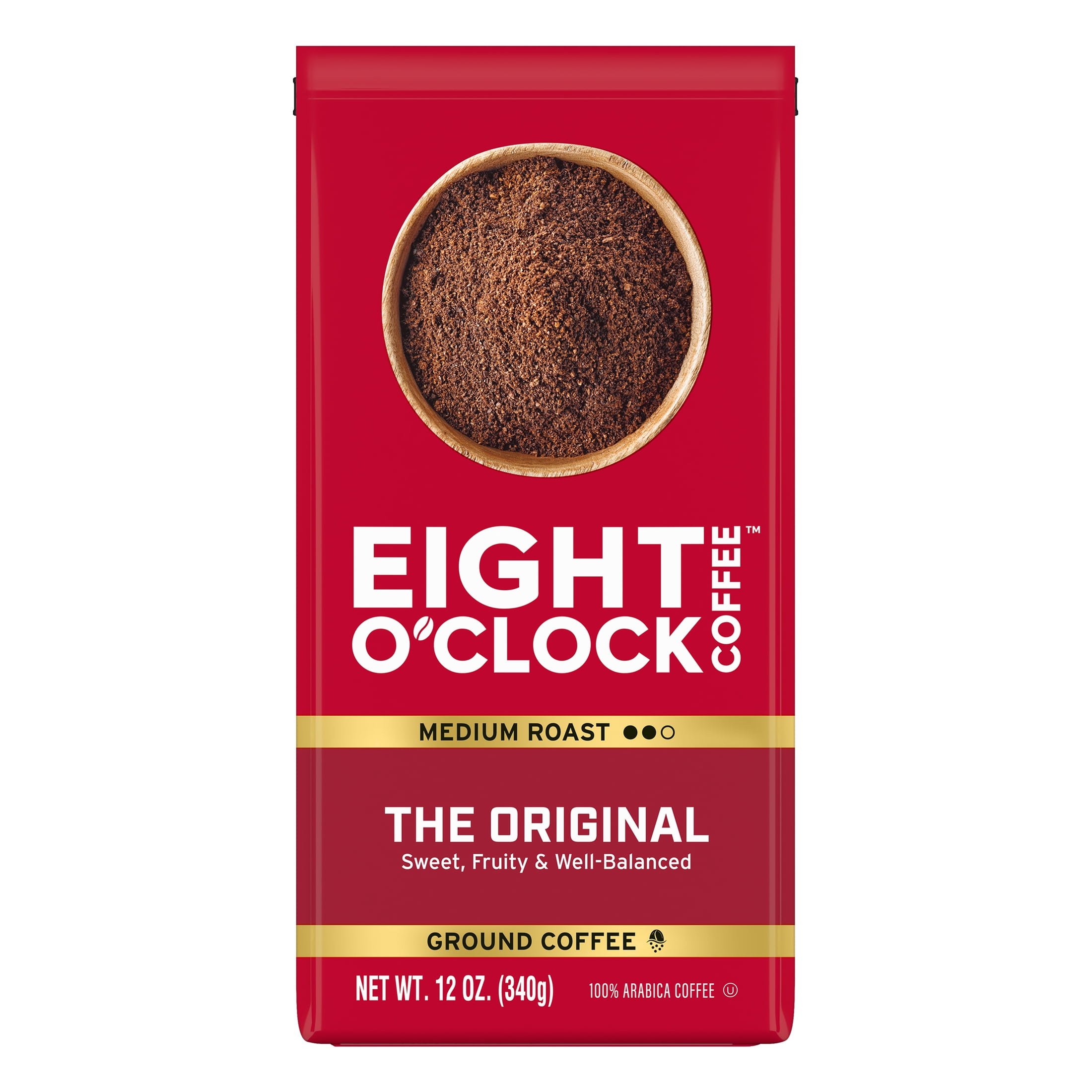 Eight O'Clock 100% Colombian Medium Roast Ground Coffee with Winey