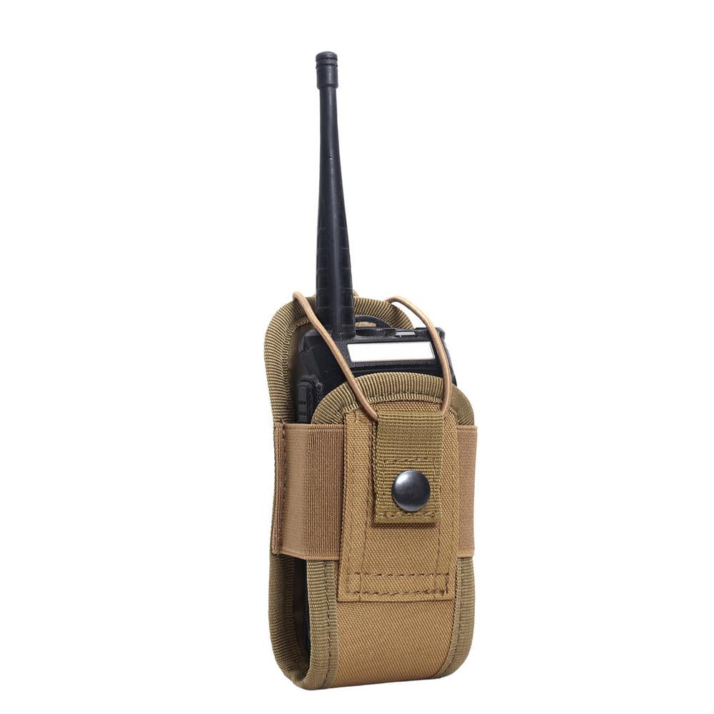 Nylon Tactical  Radio Case Holder Holster Walkie Talkie Holster Molle Pouch 