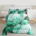 thumbnail image 2 of Manfei Marble Watercolor Bedding Comforter Set 2pcs for Boys Girls,Stone Pattern Twin Comforter Sets Microfiber,Abstract Gradient Breathable Bedding Set,Lightweight Room Decor,Reversible, 2 of 8