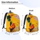 thumbnail image 2 of Balery The Chicken Family Mochila Clásica Impresa Básica para Viaje, Mochila Escolar Resistente al Agua, Mochila de Lona con Correas Ajustables-Small, 2 of 5