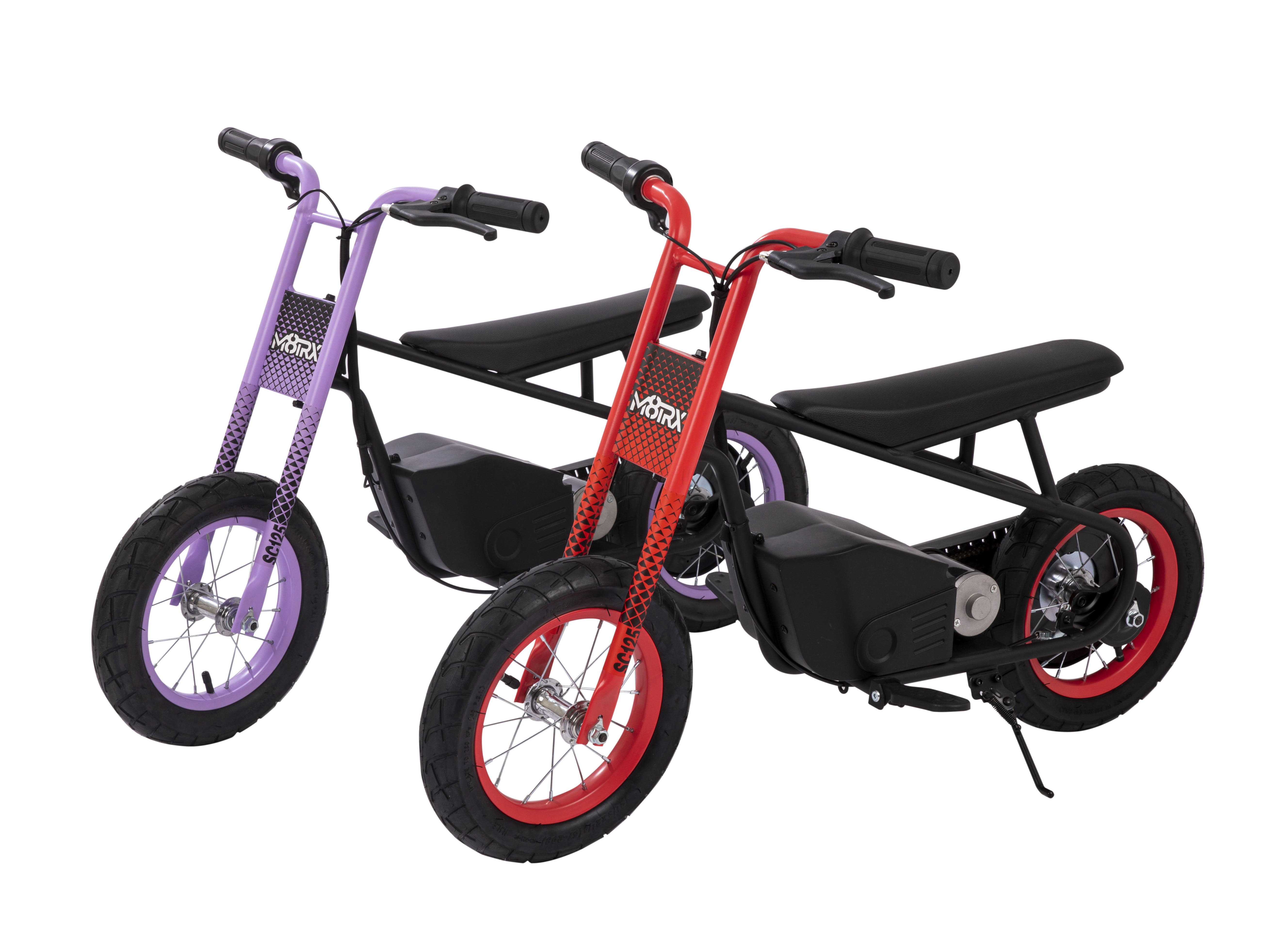 M8TRX Sports Electric Kids Street Cruiser Ride On Bike, Red, 8 MPH