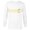 White, variant on Winnie the Pooh Rabbit Classic Lettering - Long Sleeve T-Shirt for Men - Customized-White