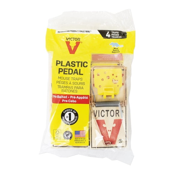 Victor 4-Pack Easy Set Mouse Trap