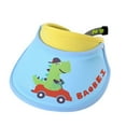 thumbnail image 4 of Dinosaur Sun Visor Hat for Toddlers Wide Brim UPF 50+ Outdoor Play Beach Adjustable Lightweight, 4 of 4