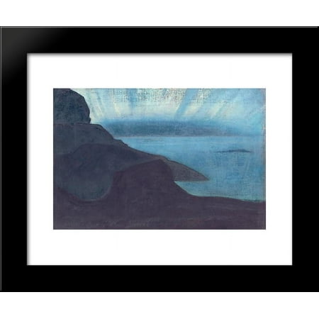 Monhegan (Shining of night) 20x24 Framed Art Print by Nicholas Roerich
