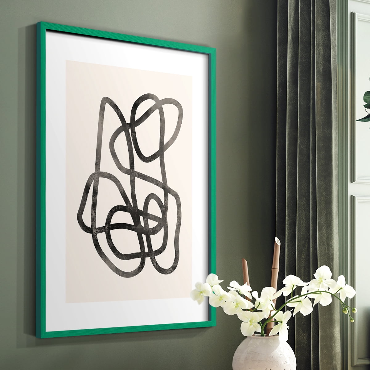 Matisse CCXXV in Solid Wood 8 x 10 Framed Print