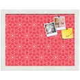 thumbnail image 2 of PinPix 16x12 Custom Cork Bulletin Board Floral Pink Poster Board Has a Fabric Style Canvas Finish, Framed in Floral Pink, by ArtToFrames (PinPix-549), 2 of 6