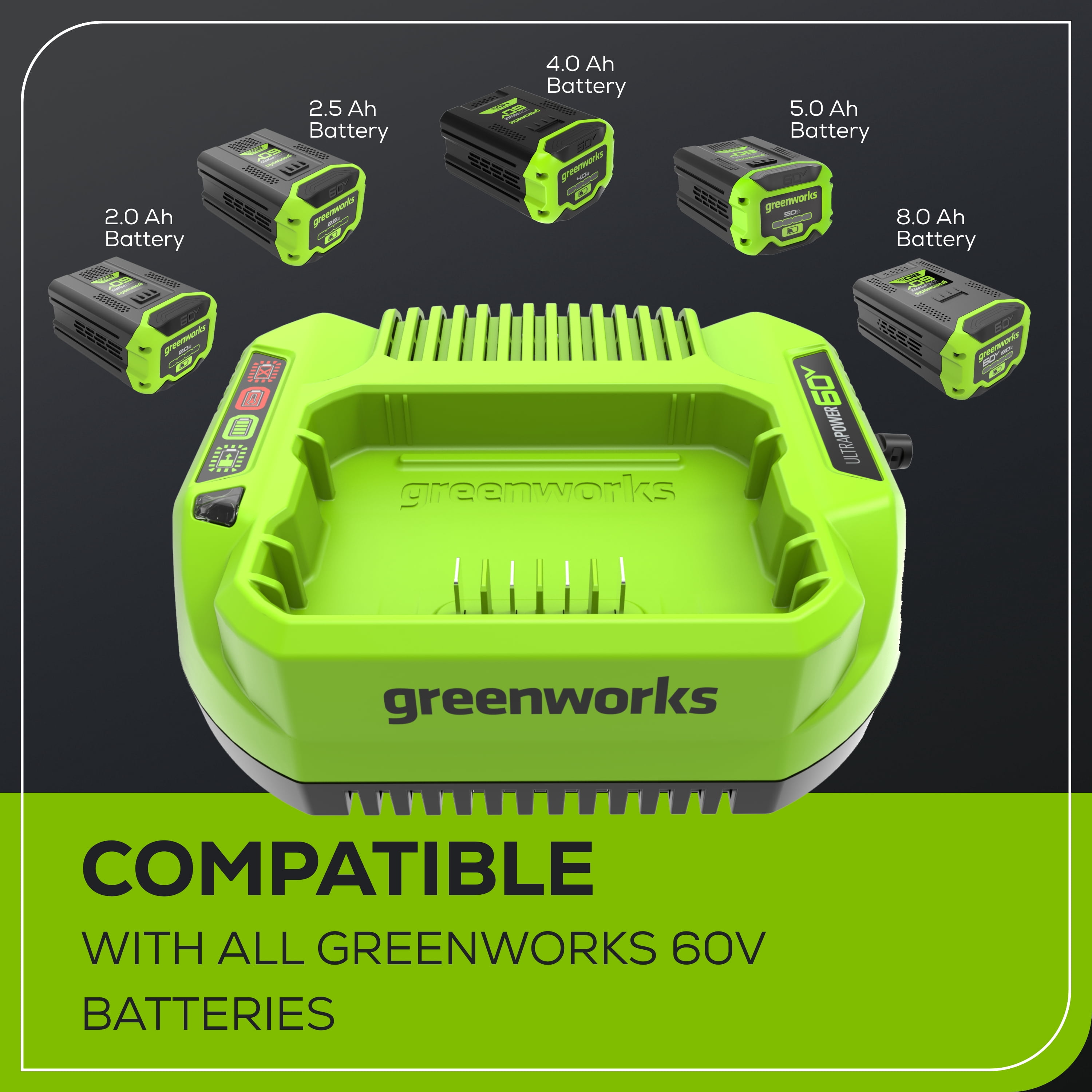Greenworks 60V 3 Amp Charger 1807702