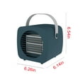 thumbnail image 3 of Blue Portable Air Cooler Evaporative Cooler Fan Usb Mini Air Conditioner With Spray Humidification And 3 Speeds For Home Office Desk And Bedroom Use 6.5X6.3X6.1In 1.2Lb, 3 of 7