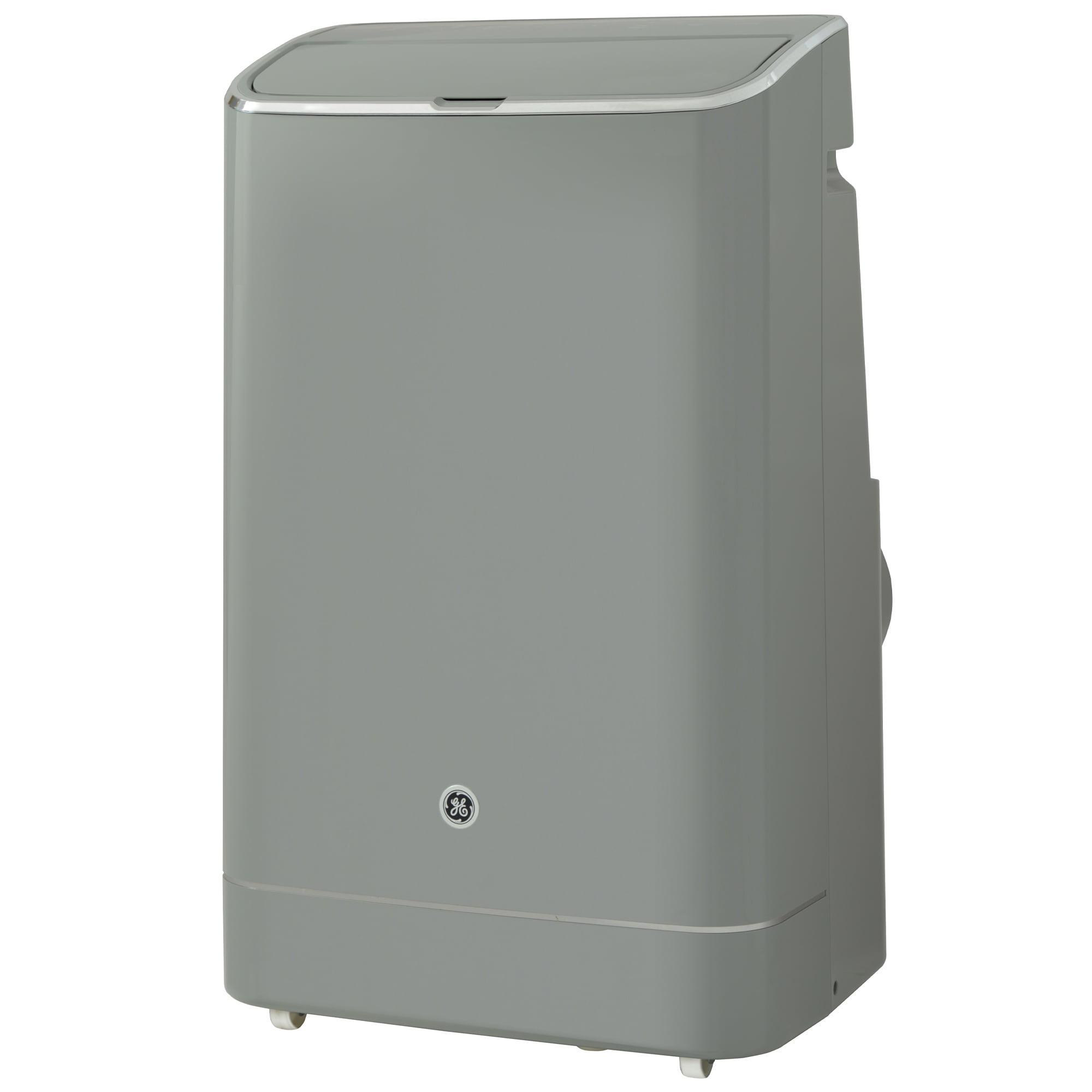 GE 10,500 BTU (14,000 BTU Ashrae) Smart Portable Air Conditioner with Dehumidifier and Remote, Grey