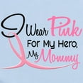 thumbnail image 2 of CafePress - Pink For My Hero 3 MOMMY Infant Bodysuit - Baby Light Bodysuit, Size Newborn - 24 Months, 2 of 4