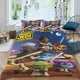 thumbnail image 2 of Aventuras Jedi Jóvenes Conjunto de sábanas temático, trío de piezas, cómodo y amigable con la piel, diseño único, regalo de decoración para el hogar para familiares, amigos y fans,140cm *210cm, 2 of 6