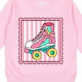 thumbnail image 3 of Inktastic Skating Roller Skate Stamp Toddler Sweatshirt, 3 of 4