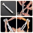 thumbnail image 3 of OUNONA 2PCS Oyster Shucking Clamp Silver Ergonomic Handle Gutting Kitchen Tool for Professional Chefs, 3 of 8