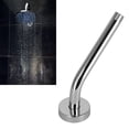 thumbnail image 4 of Shower Arm with Flange, Shower Head Extension Extender Pipe Arm Wall Mounted Shower Pipe Arm Stainless Steel Round Concealed NPT Shower Head Extension Tube for, 4 of 7