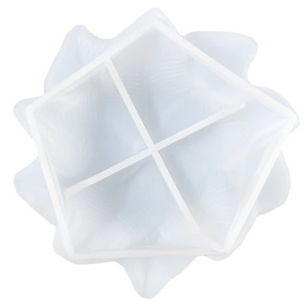 

xinhuadsh Leaf Dish Mold Low Carbon DIY Crafts Leaf Fruit Tray Mold Easy to Clean Soft for Office