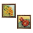 thumbnail image 1 of Gango Home Decor Contemporary Blooming Succulent I & II by Carol Rowan (Ready to Hang); Two 12x12in Gold Trim Framed Prints, 1 of 5