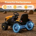 thumbnail image 5 of Licensed JCB Kids Ride on Tractor, 24 Volt Electric Ride on Car Toy for Big Kids Boys with Trailer & Remote - Yellow, 5 of 9