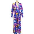 thumbnail image 7 of Floral Multi Color Jumpsuit (S, MultiPurple), 7 of 7