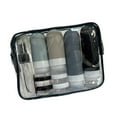 thumbnail image 2 of 16 botellas de viaje con bolsa de almacenamiento, botellas recargables multifuncionales a prueba de fugas Negro, 2 of 8