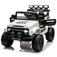thumbnail image 1 of 12V Electric Kids Ride On Car with Remote Control, Electric Truck with 5MPH Max Speed, Steering Wheel, Accelerator Pedal, Treaded Tires, Music and Story,Ride On Toy for Kids Ages 37-96 Months, 1 of 7