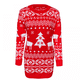 thumbnail image 2 of Vestido navideño de manga larga con estampado navideño para mujer, informal, estilo jerséis a la cadera, para fiesta, 2024, 2 of 4
