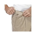 thumbnail image 4 of Haggar Men's Premium No Iron Khaki Pleat Front Pant Classic Fit HC10897, 4 of 8