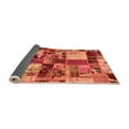 thumbnail image 2 of Ahgly Company Indoor Rectangle Patchwork Orange Transitional Area Rugs, 4' x 6', 2 of 4