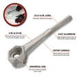 thumbnail image 2 of Performance Tool W54160 Aluminum Bung Wrench - Universal Tool for Drum Cap Removal, 2 of 7