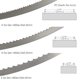 thumbnail image 2 of 2pcs Bandsaw Blade 1400 x 6.35 x 0.35mm Herramientas de carpintería Accesorios para la sierra de banda de madera de 8 pulgadas TPI 6 10 15, 2 of 6