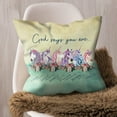 thumbnail image 3 of Flagwix Decorative Outdoor Pillows Cover, God Says You Are Unicorn Patio Cushions For Bed, Chair, Home Decor, Mother's Day Gifts For Her - Square 17"x17", 3 of 5