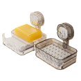 thumbnail image 4 of Shoreew Suction Cup Soap Dish with Drain Holes Strong Load-bearing Easy to Install Wall Mounted Shower Soap Tray Soap Caddy, 4 of 7