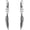 A-Feather Earrings, variant on Feather/Cross/Angle Wing/Viking/Lighting/Star Earrings,925 Sterling Silver Hoop Dangle Gothic Earrings for Men Women Dangle Drop Piercing Circle Hook Earrings Unisex Jewelry