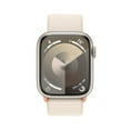 thumbnail image 2 of Restored Apple Watch Series 9 (GPS, 45mm) Starlight Aluminum Case with Starlight Sport Loop Band M/L - Very Good (Refurbished), 2 of 3