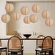 thumbnail image 5 of Paper Lanterns Decorative Hanging Paper Lanterns Decorations For Rustics Party Bridal Shower Wedding Sages Birthday Party Supplies Decoration, 5 of 6