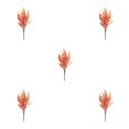 thumbnail image 1 of maskred 2x Beautiful Home Decoration Artificial Flowers For Lasting Charm Low orange 5Set, 1 of 6