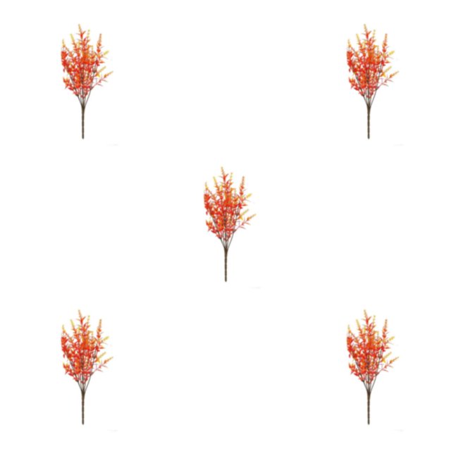 maskred 2x Beautiful Home Decoration Artificial Flowers For Lasting Charm Low orange 5Set