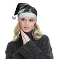 thumbnail image 5 of Balery Wave Sailboat Shark Pattern Santa Hat Christmas Hat Funny Christmas Hat Christmas Knitted Beanie Hat For Men Women Adult, 5 of 6
