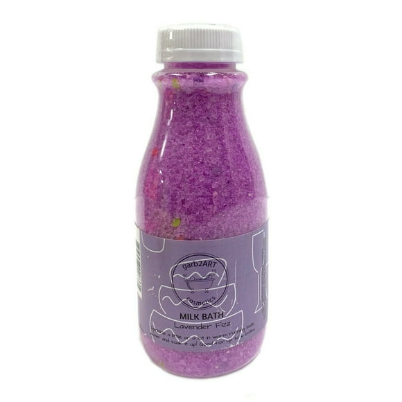 Garb2Art Milk Bath Body Bomb Fizzies with Organic All Natural Ingredients, Lavender Fizz