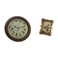 thumbnail image 4 of Elegante Reloj De Pared Con Canto De Pájaros Y Marco De Fotos Vintage Ornamentado Para Comedor, Mesa, Pasillo, Decoración De Bodas, Exhibición De Resina Resistente., 4 of 7