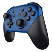 Clear Blue Switch Pro Wireless Custom Controller Soft Touch Finish Unique Design