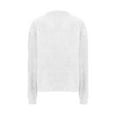 thumbnail image 5 of HAiming Women's Fleece Sweatshirts Winter Warm Solid Color Pullover Tops Fashion Round Neck Loose Basic Blouse Clothes, 5 of 7