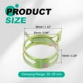 thumbnail image 2 of Uxcell 20pcs Spring Band Type Hose Clamps 25mm Fuel Line Hose Spring Clip Silicone Vacuum Hose Pipe Clamp Low Pressure Tube Clip Fastener, Colorful, 2 of 7
