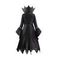 thumbnail image 5 of Disfraz de vampiro para niñas, traje de cuello alto, fantasma, novia, fantasía, carnaval, fiesta, manga acampanada, 2 a 11 años, 5 of 5