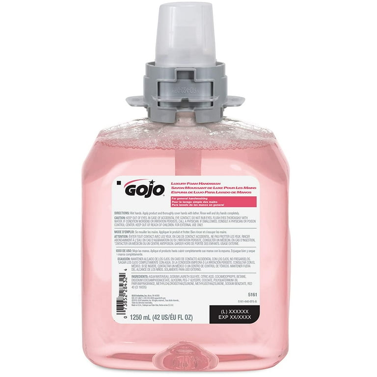 Luxury Foam Handwash Refill for FMX-12 Dispenser, Refreshing Cranberry, 1,250 mL, 4/Carton Luxury Foam Handwash Refill for FMX-12 Dispenser, Refreshing Cranberry, 1,250 mL, 4/Carton