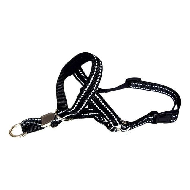 Semi Adjustable Lip Slider Pad Pull for Large Dogs Black Nylon Material Soft Gasket User Friendly Design Quick Closing Mouth Easy Operation for Daily Walking Skin Care Trimming