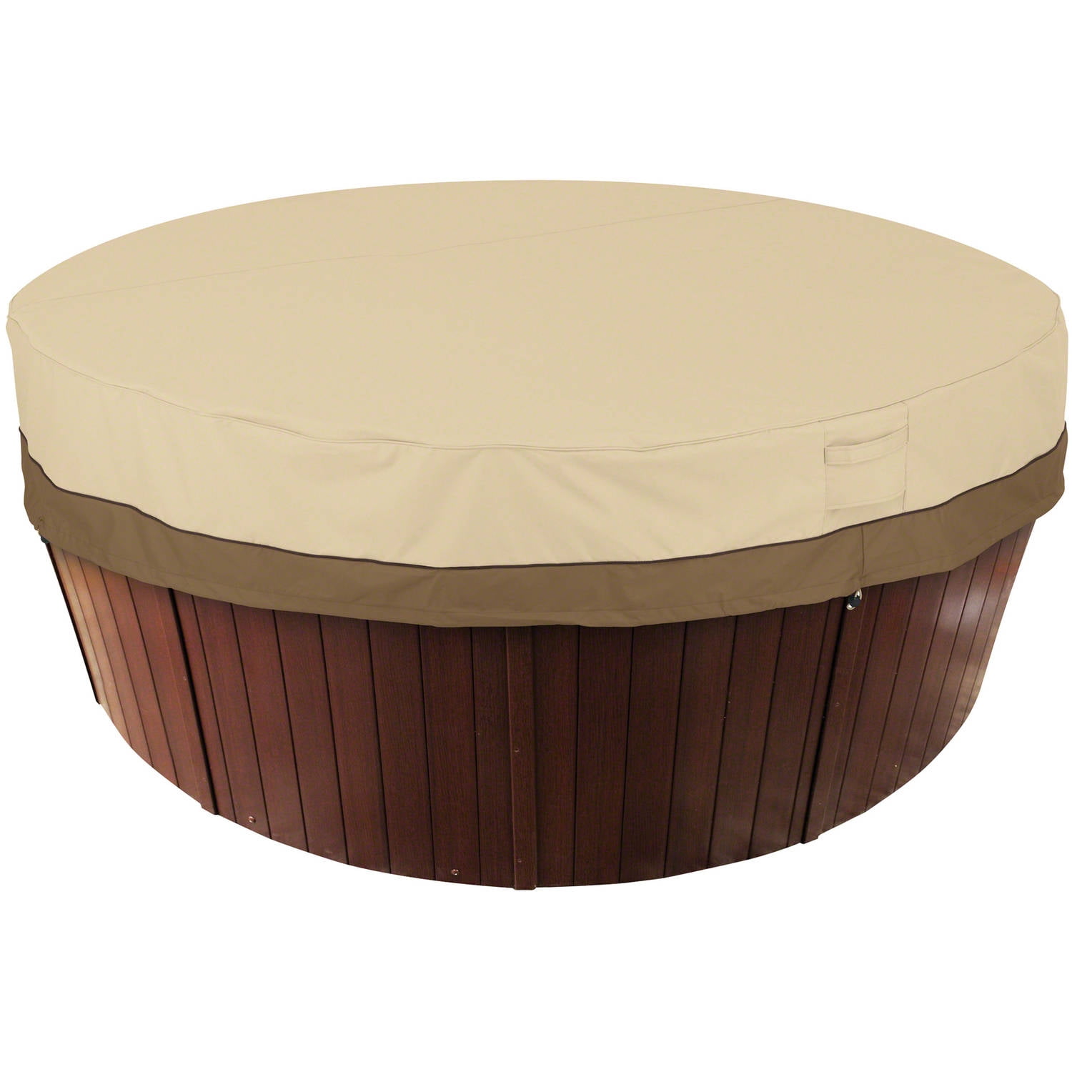 Veranda Round Hot Tub Cover 84" - Light Pebble - Classic Accessories