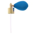 thumbnail image 2 of Botellas de perfume de vidrio retro con tapa dorada y atomizador de pulverización corta de 18 mm Azul, 2 of 7