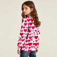 thumbnail image 6 of Kids Clothes Girls Valentine's Day Fall Winter Casual Printed Long Sleeve Crewneck Sweatshirt Size 1-15, 6 of 7