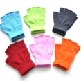 thumbnail image 4 of Guantes de invierno para adultos, cálidos, tejidos, media palma, medio dedo, hombres y mujeres, estudiantes, guantes de medio dedo, 4 of 4